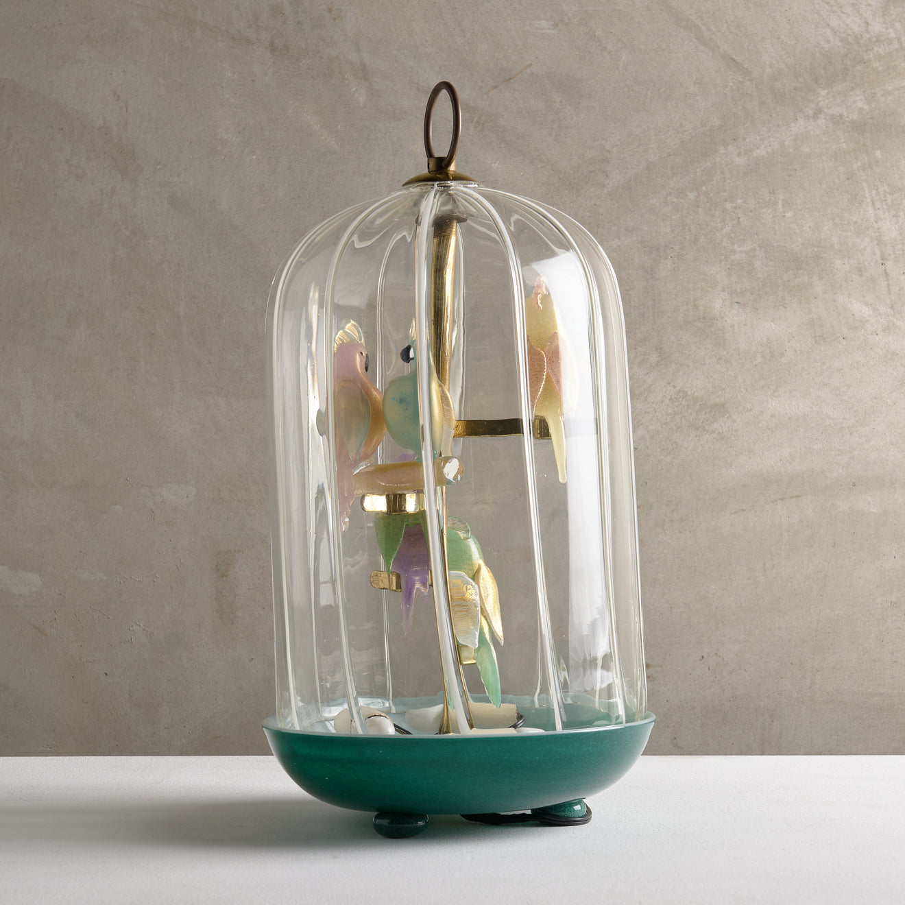 BAROVIER AND TOSO MURANO 'BIRDCAGE' LAMP